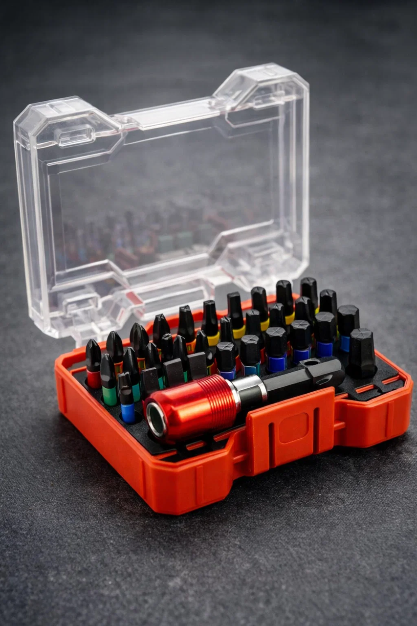 Набір біт з магнітним тримачем 32 шт у кейсі, фото 1