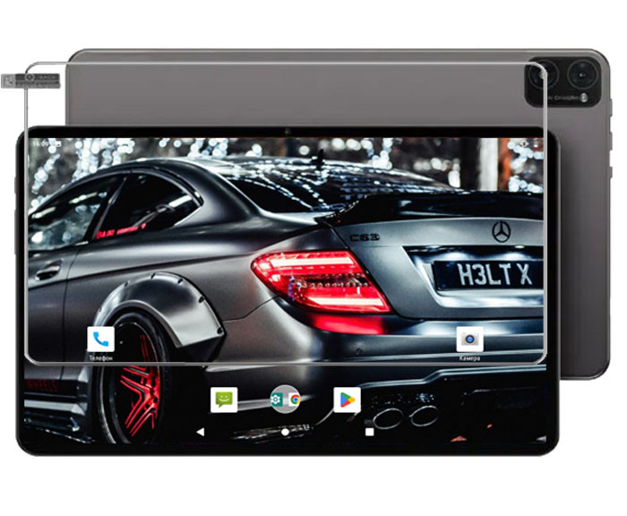 Плівка універсальна захисна вертикальна для планшетів з діагоналлю екрана 10.1"