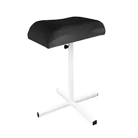 Підставка для педикюру біла з чорною подушкою Total Beauty