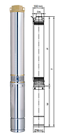 Свердловинні насоси діаметром 4" (102-105 мм)