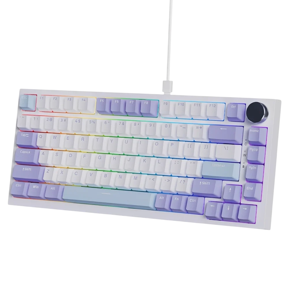Клавіатура Ajazz AK820 RGB Violet Purple