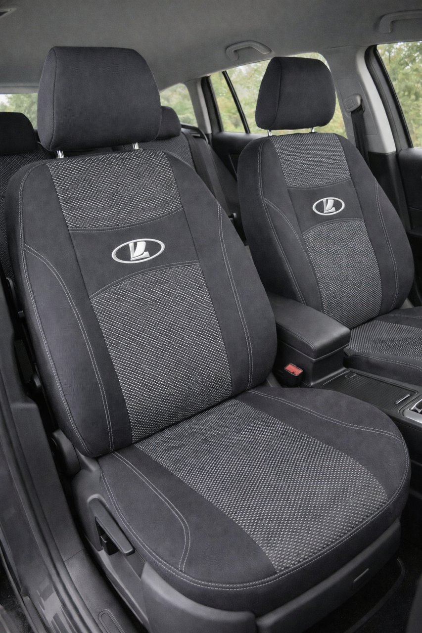Автомобільні чохли на сидіння LADA Priora седан 2007-, фото 1