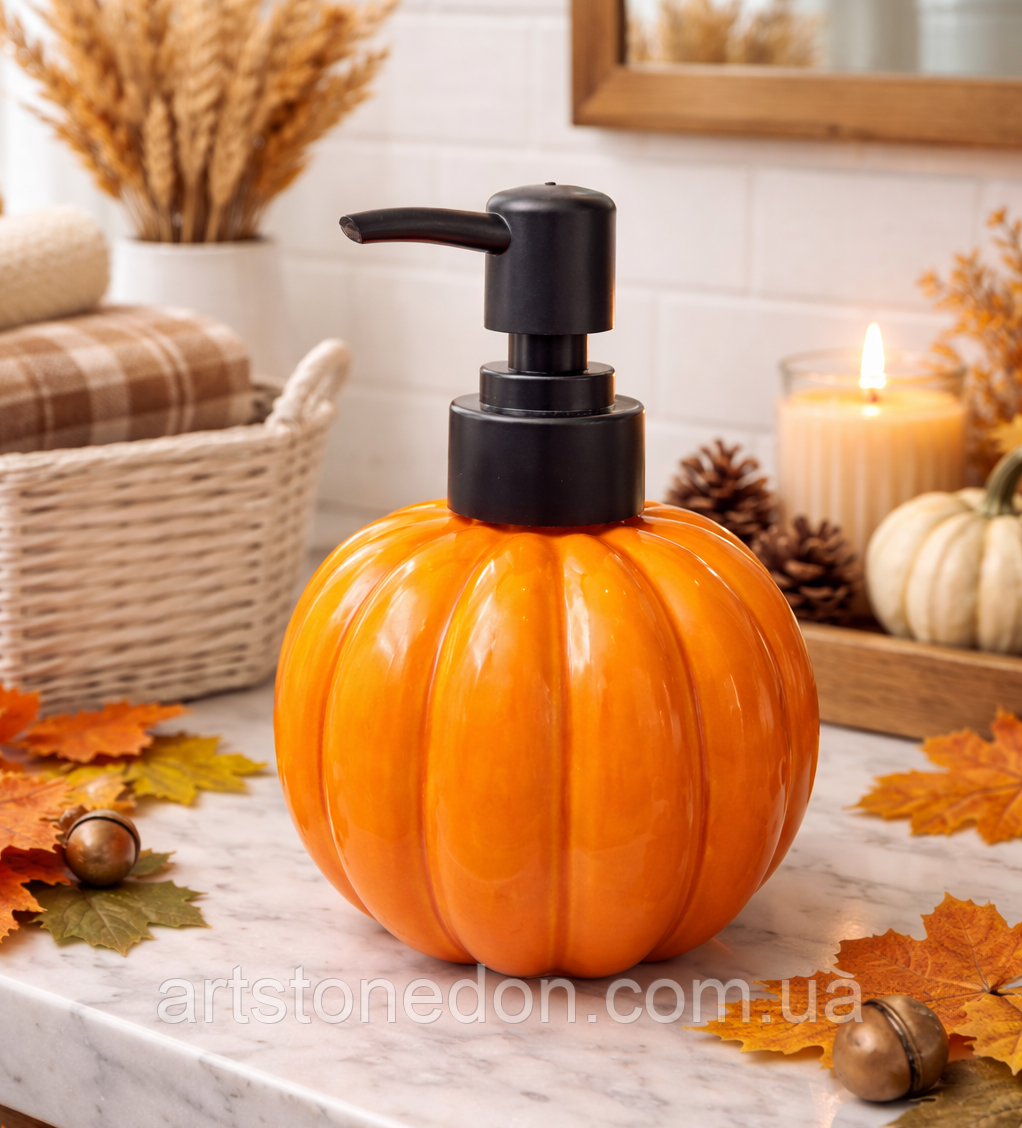 Дозатор для рідкого мила «Гарбуз», фото 1