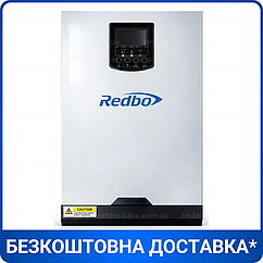 Зарядный інвертор Redbo RB-5548-5-100A-O (5500 Вт, Чиста синусоїда, Безперебійне живлення, Гарантія 1 рік)