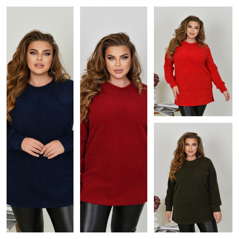 Подовжений светр альпака, фото 1