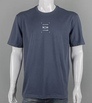 Футболка батал NOW 2605б (Уп.4шт 3XL,4XL), Графіт