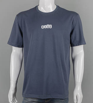 Футболка батал Risk 2607б (Уп.4шт 3XL,4XL), Графіт