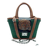 Сумка-кошик "Леопард" із натуральної шкіри Silver Taurus 7909., фото 2