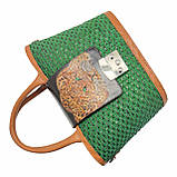 Сумка-кошик "Леопард" із натуральної шкіри Silver Taurus 7909., фото 7