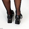 Чорні туфлі в офіс зручний середній підбор в асортименті, фото 5