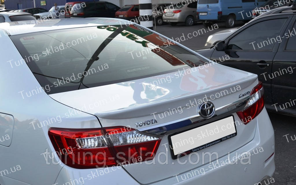 Оригінальний спойлер Toyota Camry V50 (спойлер на багажник Тойота Камрі 50 оригінал), фото 1