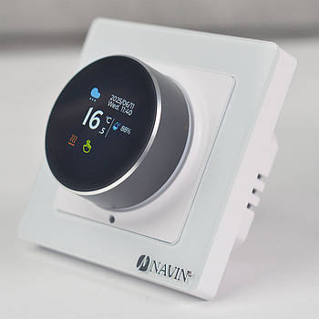 Терморегулятор для теплої підлоги EH20R-16A Wi-Fi Tuya, білий із зовнішнім датчиком температури