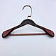 Дерев’яна вішалка для одягу з антиковзкою перекладиною, 435 мм, фото 2