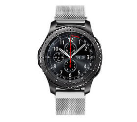 Міланський сітчастий ремінець Primo для годинника Samsung Gear S3 Classic SM-R770/Frontier RM-760 - Silver