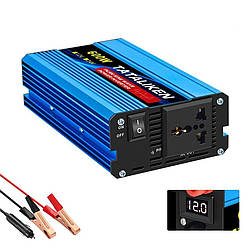 Инвертор SFA 12V/220V 600W чистий синус