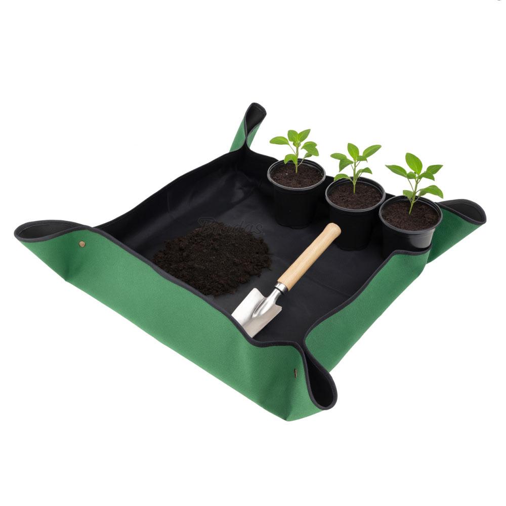 Килимок для пересадки рослин Oxford 600D, 66x66 см, у складеному вигляді 40x40x11 см, TQ-P2/070