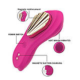 Смарт-вібратор у трусики Love Spouse Magnetic фуксія, фото 5