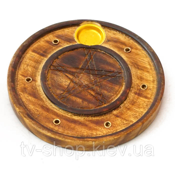 Підставка для арома паличок Пентакль Тарілка ST-60, фото 1