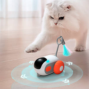 Іграшка для тварин з дистанційним керуванням Бадмінтон Smart Cat Toy DT1126 Orange