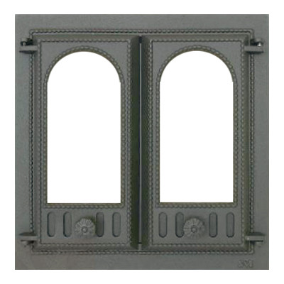Дверцята камінні, двостворчатіSVT 401 (500х500)