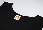 Майка чоловіча спортивна чорна Fruit of the loom Розмір XXL Athletic Vest 61-098-36 Xxl, фото 4