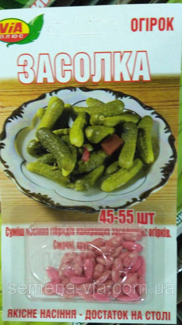 Насіння огірків "Засолодка" ТМ VIA-плюс, 5 г (Польща)
