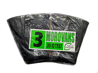 Камера 10" Морованс для мототехніки 3.00-10 TR87 з кривим ніпелем