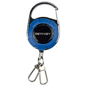 Брелок ретрактор SEVEN TBC-103 Blue