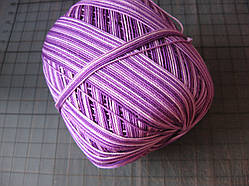 100. Пряжа бавовна, 48 грамів, фіолетовий меланж No10, 280 метрів