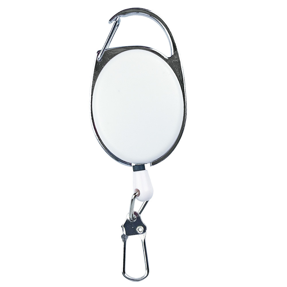 Брелок ретрактор SEVEN TBC-102 White