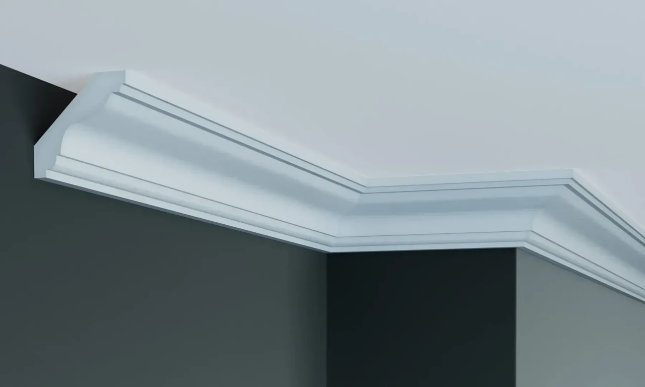 Стельовий плінтус Harmony K274 (7х7)см, довжина 2м, фото 1