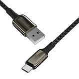 Кабель шнур для телефона смартфона планшета Proove Dense Metal USB/Type-C 3A (2м) швидка зарядка, фото 3