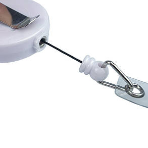 Брелок ретрактор SEVEN TBC-101 White, фото 3