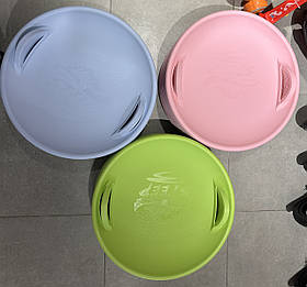 Санки - льодянка Steep пластикова з ручками, розмір 60х60 см, 3 кольори