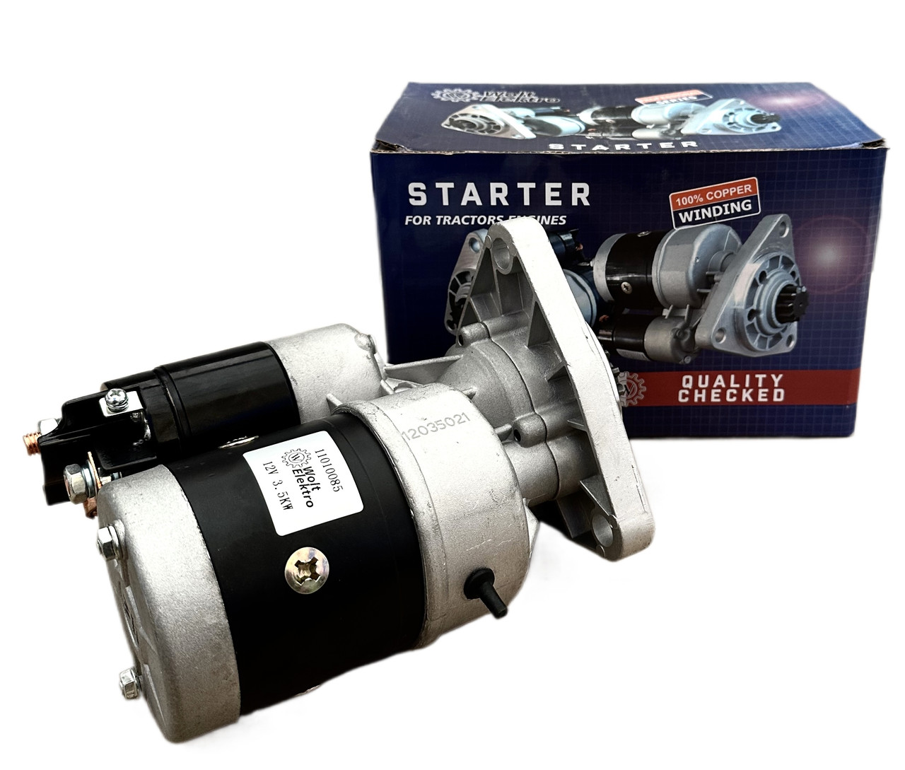 Стартер Volt Elektro (Чехія) 12B 3.5 КвТ 100% мідь (МТЗ-80,82), фото 1