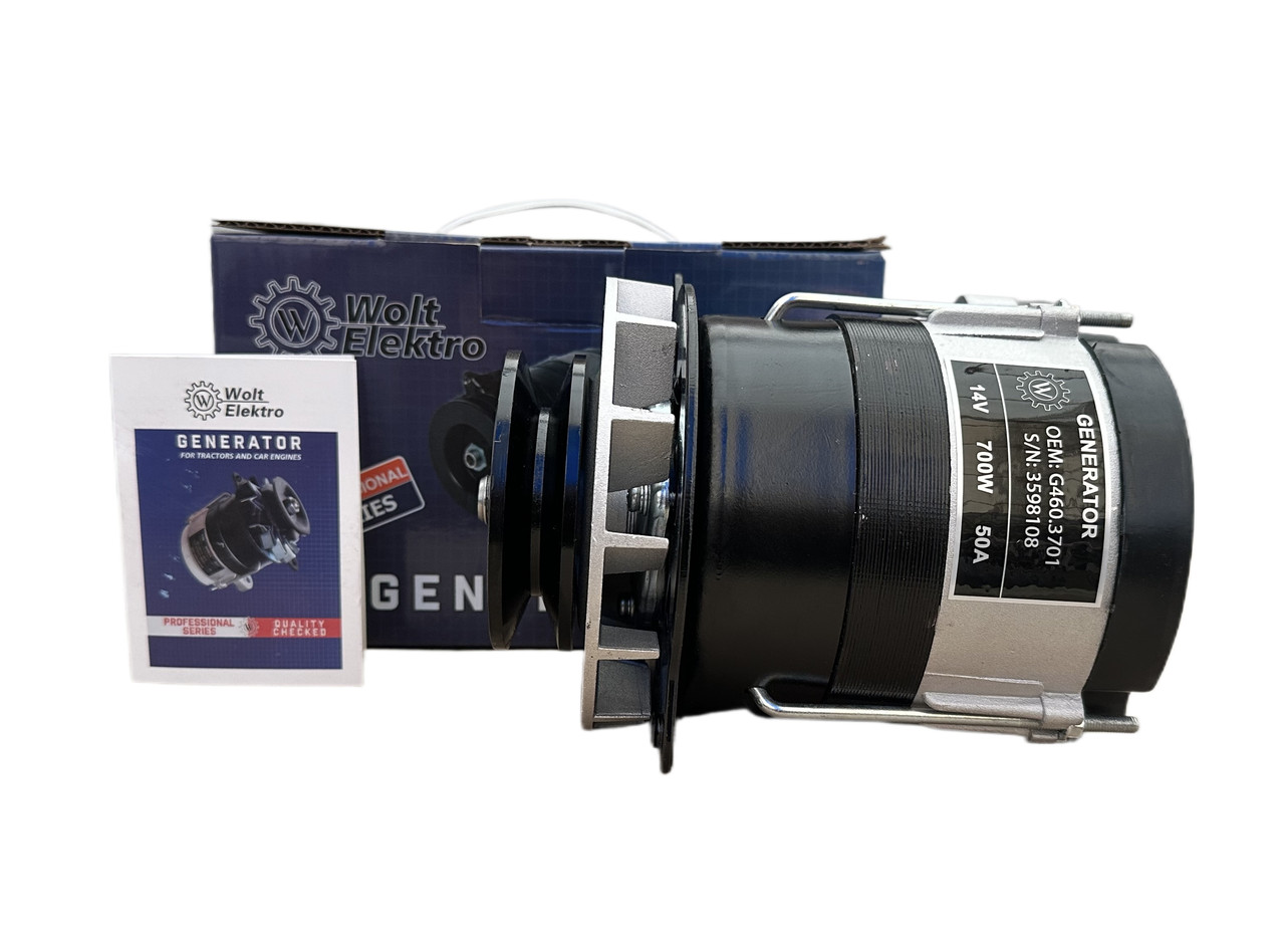 Генератор Volt Elektro Чехія (Т-16,Т-25, Д-21) 14v 700W 100% мідь, фото 1