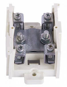 Клемна клема 1х95 мм², 4х16 мм², магістральна, сталевий контакт, DIN-рейка, фото 1