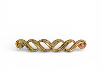 Ручка-скоба DECOR WAVE сучасна класика GU-W7403 золото глянець 128 мм