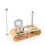 Набір для бару 12 предметів із підставкою Youchen MC-T12 якісний набір бармена для коктейлів, фото 4