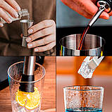 Набір для бару 12 предметів Youchen MC-B9 у чохлі. Великий набір для коктейлів, фото 9