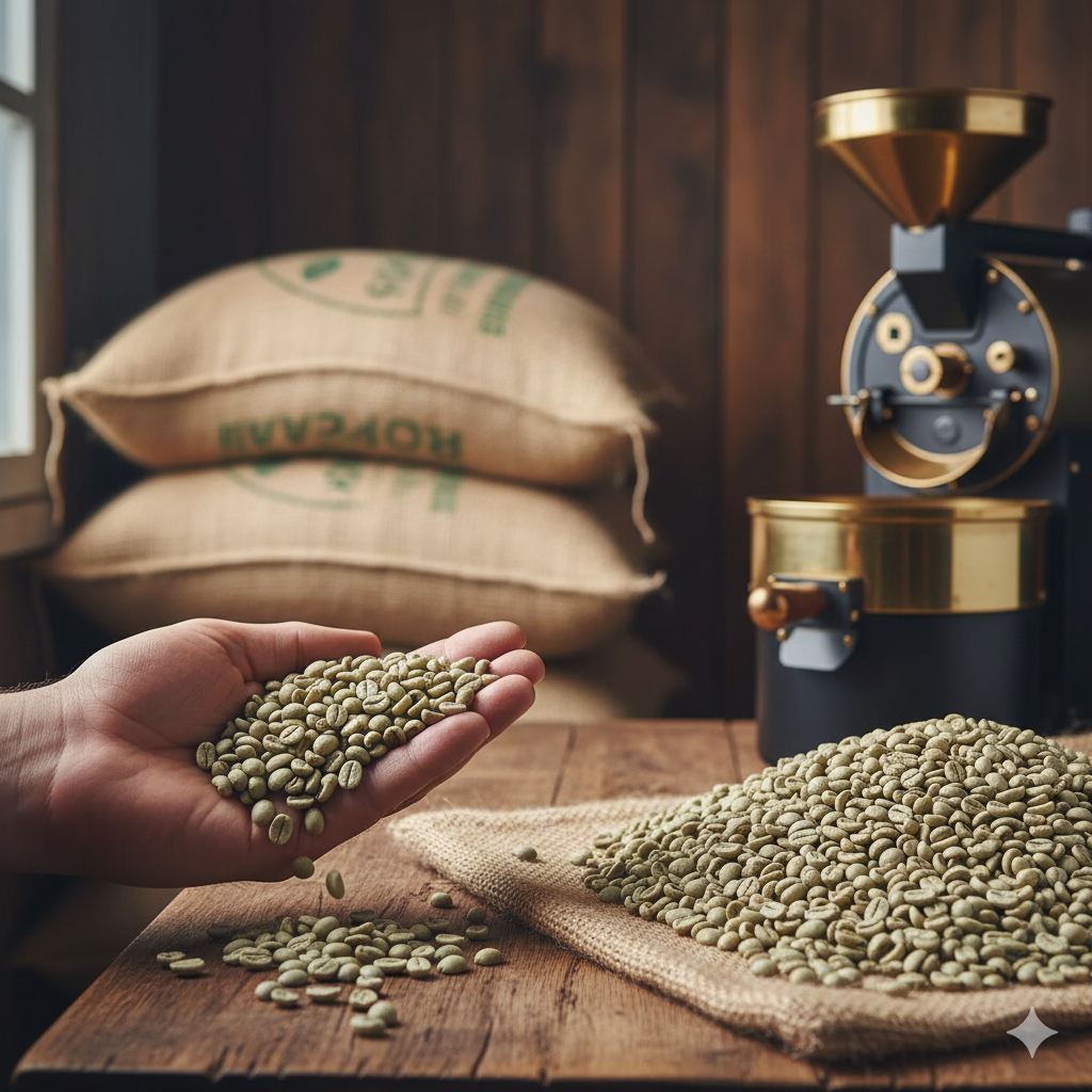 Кава в зернах зелена SIDAMO Gr5 100% Арабіка 60 кг, фото 1