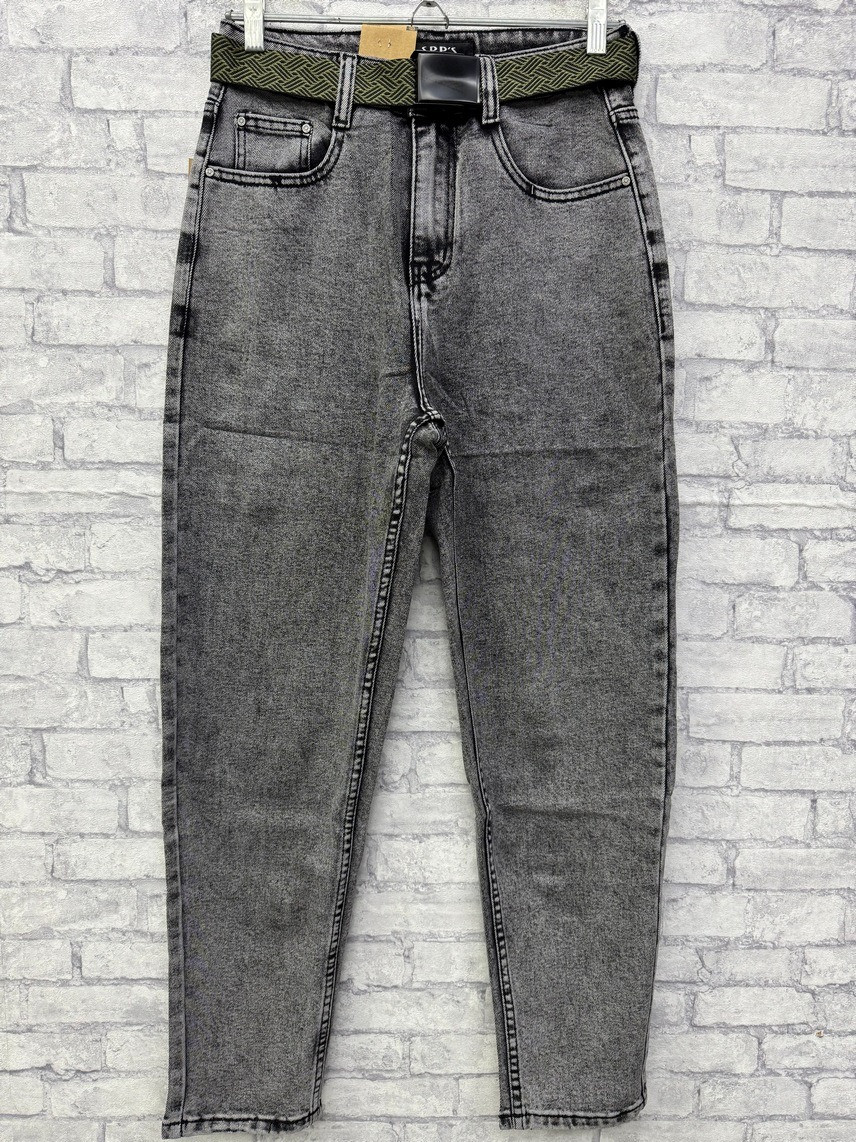 Привужені чоловічі  МОМ джинси  у  світло сірому кольорі, фото 1