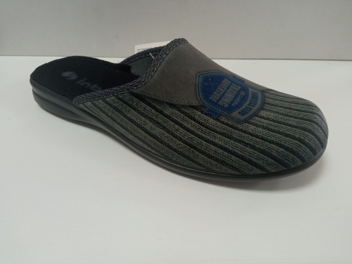 Чоловічі домашні капці Inblu — зручні, теплі та практичні для щоденного комфорту колір Сірий, фото 1