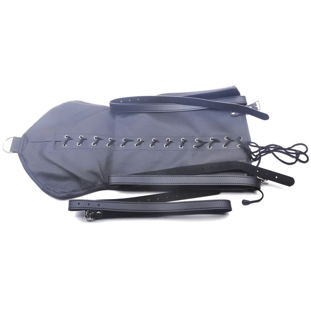 Монорукав BDSM розкладений з ременями