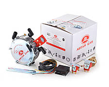 Мінікомплект Astar Gas карб. (ред. електрон. 90 кВт, клап. газу, клап. бенз. латунь, перем. карб. Astar Gas)