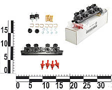 Форсунка AEB 4 цил. 2 Ом, з калібром. штуцерами зі штуцерами в колектор і кріпленням