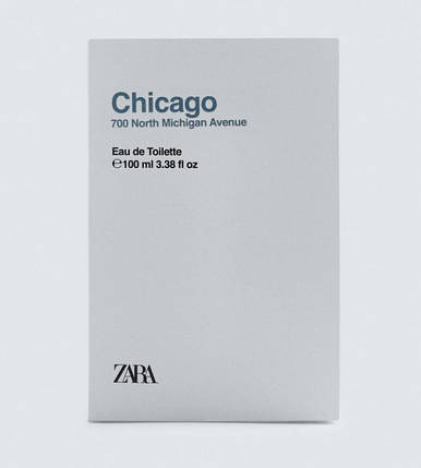 Туалетна вода для чоловіків ZARA Chicago 100мл, фото 2