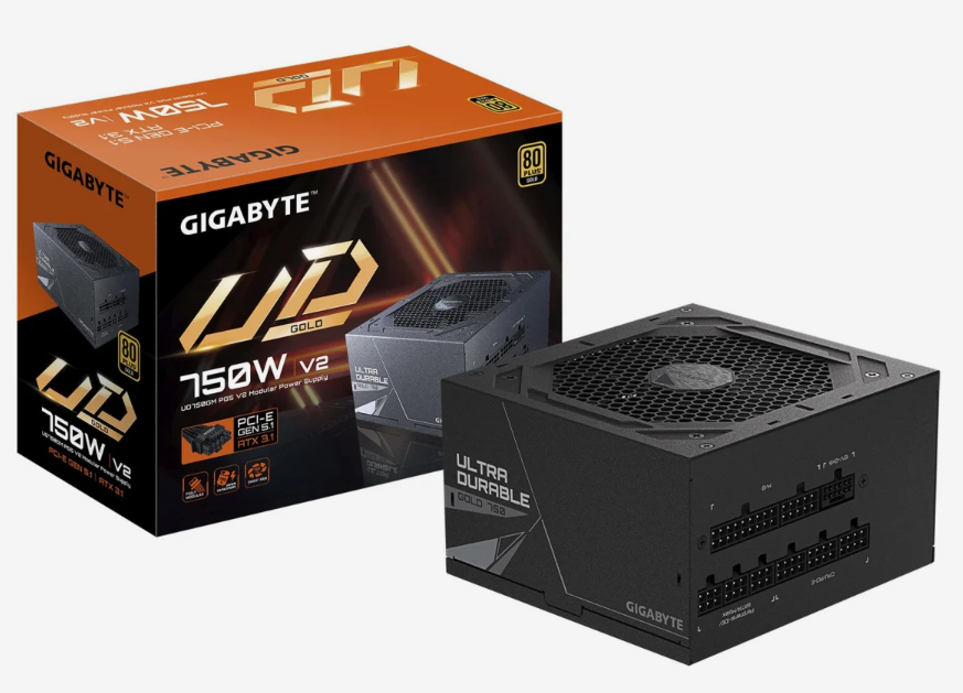 Блок живлення Gigabyte UD750GM PG5 V2 750W 80 Plus Gold ATX 3.1  (GP-UD750GM PG5 V2)