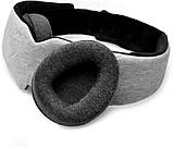 Маска для сна | Маска для сну з затемненням | Ергономічна пов’язка для очей для якісного відпочинку, сну, подорожей та релаксу, фото 2