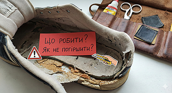 Провалилася підошва всередині взуття: що робити і як не погіршити проблему